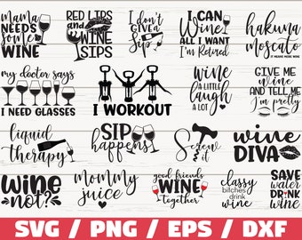 Download Wine Quote Svg Etsy