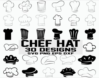Download Chef hat svg | Etsy