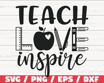 Download Teacher Love Svg Etsy