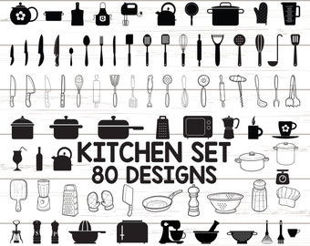 Download Kitchen Utensils Svg Etsy