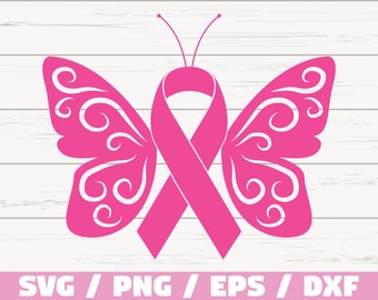 Download Butterfly Ribbon Svg Etsy