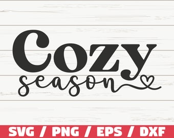 Gezellig seizoen SVG/val SVG/cut-bestand/Cricut/commercieel gebruik/silhouet/herfst SVG/winter SVG