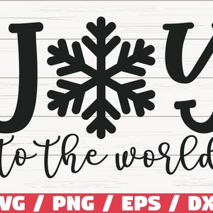 Joy To The World SVG / Christmas SVG / Christmas Sign SVG / Cut File / Cricut / Commercial use / Silhouette / Dxf / Winter Svg