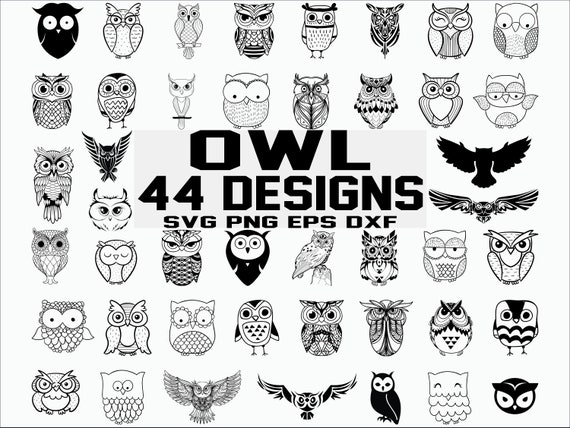 Download Free Owl Svg Birds Svg Owl Clipart Cut Files Silhouette Etsy SVG DXF Cut File