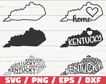 Kentucky State SVG / Cut File / Cricut / Clip art / Commercial use / Silhouette / Kentucky  SVG / Kentucky  Outline / KY Svg