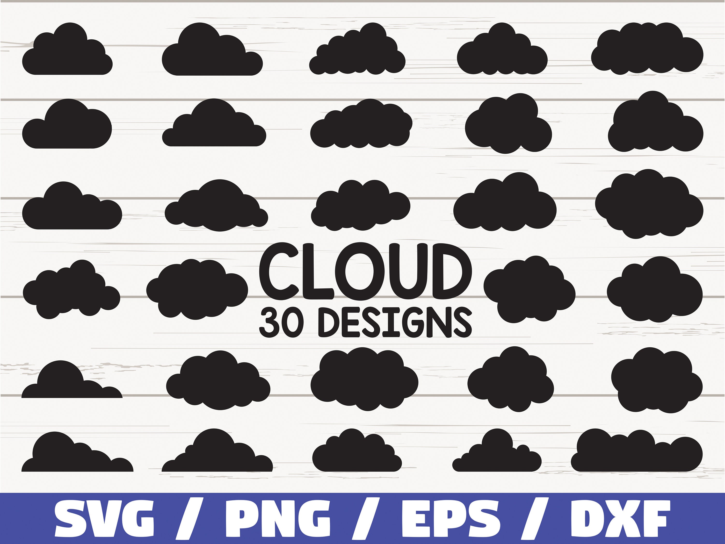 Cloud Svg Cloud Clipart Cute Clouds Svg File Cloud Face Svg By | Images ...