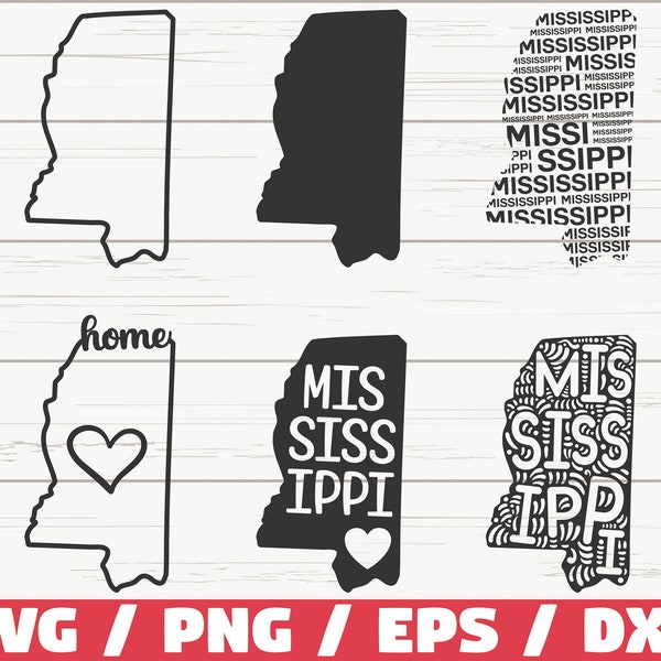 Mississippi State SVG / Cut File / Cricut / Clip art / Commercial use / Silhouette / Mississippi SVG / Mississippi Home Svg / MS Svg