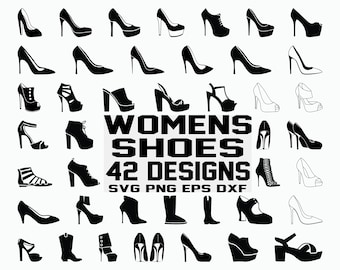 Heels SVG / High Heels svg /  Women Shoe svg / Stiletto svg / Cut File / Cricut / Clipart / Silhouette / Vinly / Iron On / Vector