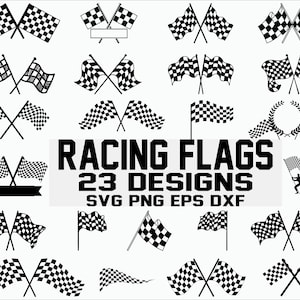 Racing vlag SVG/raceauto vlag SVG/geblokte vlag SVG/rally auto SVG/sport racen/racewagen vlag/silhouet/clipart/cut bestand/sticker