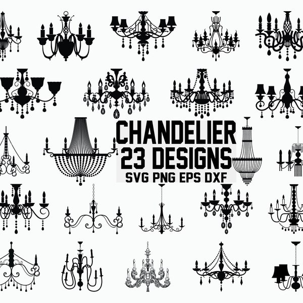 Chandelier SVG / Decorative svg / Wedding svg / Princess svg / Cut File / Cricut / Clipart / Silhouette / Decal / Stencil / Vinyl