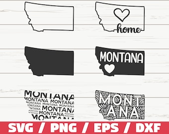 Montana State SVG / Cut File / Cricut / Clip art / Commercial use / Silhouette / Montana SVG / Montana Home Svg / Montana Outline / MT Svg