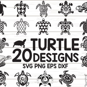 Schildkröte svg/ Wasserschildkröte svg/ Wasserschildkröte svg/ Reptil svg/ Clipart/ Silhouette/ Abziehbild/ Schablone/ Vinyl/ Schnitt Datei/ Vektor