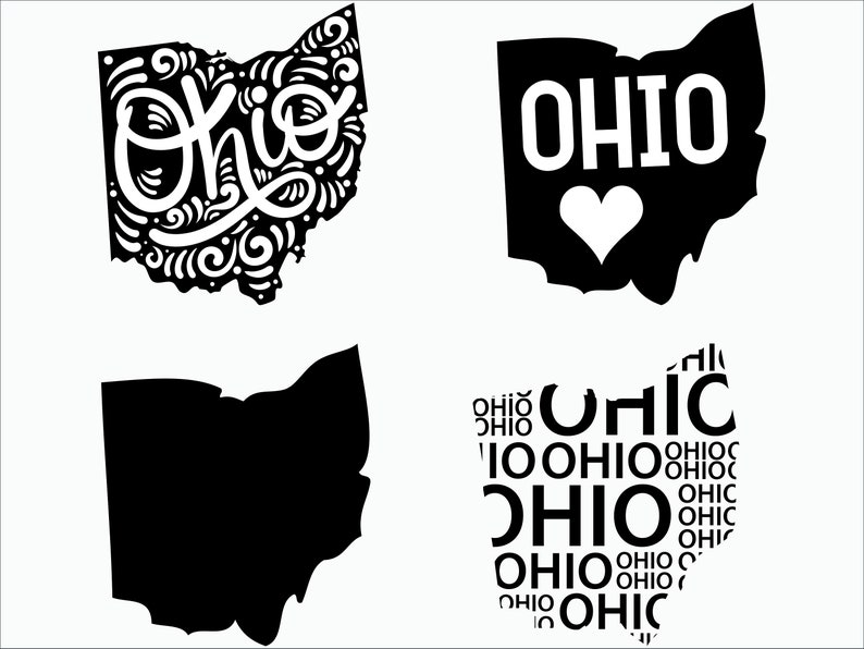 Download Ohio svg file/ Ohio silhouette svg/ Ohio state svg/ Cricut / | Etsy