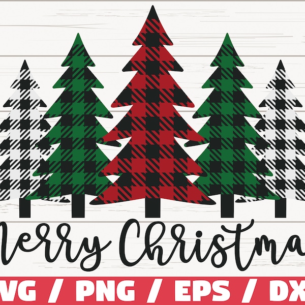 Merry Christmas SVG / Christmas Tree SVG /  Christmas Svg / Christmas Shirt Svg / Cut File / Cricut / Commercial use / Silhouette / DXF File