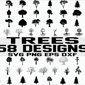Family Tree SVG/ Tree Clipart/ Tree Vinyl Decal/ Tree Art Print/ Tree Clip Art/ Floral svg/ Tree Cut File/ Cricut/ Silhouette