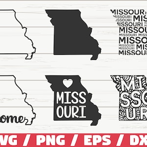 Missouri State SVG / Cut File / Cricut / Clip art / Commercial use / Silhouette / Missouri SVG / Missouri Home Svg / MO Svg