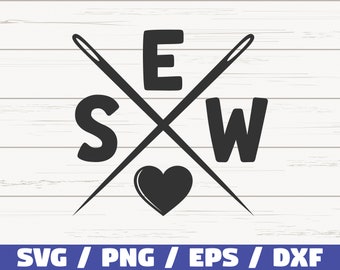 Sewing SVG / Sew SVG / Cut File / Cricut / Love Sewing SVG / Instant Download