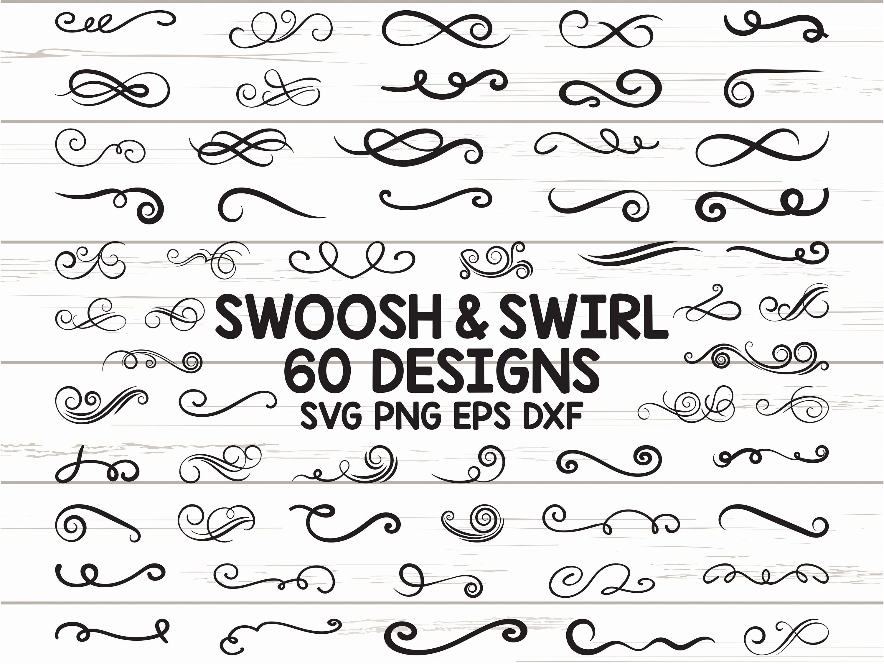 Swirl Svg Bundle, Swashes Svg, Swoosh Svg, Doodle Elements S - Inspire  Uplift