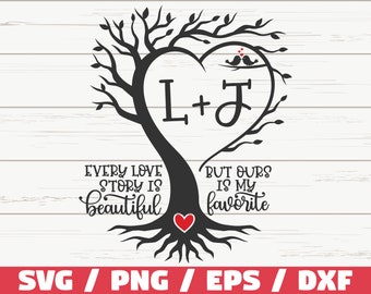 Love Tree SVG / Valentine’s Day SVG  / Cut File / Cricut / Commercial use / Love SVG / Instant Download
