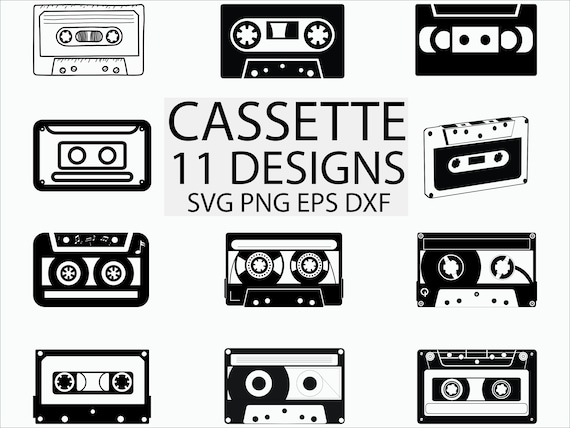 Download Cassette Svg Retro Svg Audio Cassette Svg Vintage Svg Etsy