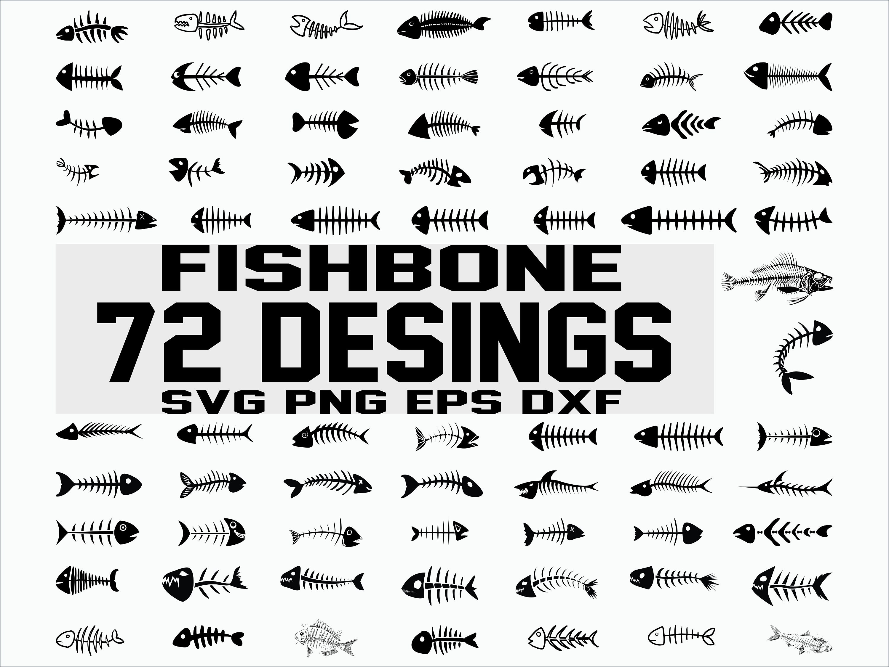 Download Fish bone svg / fishbone svg / fish skeleton svg / fish ...