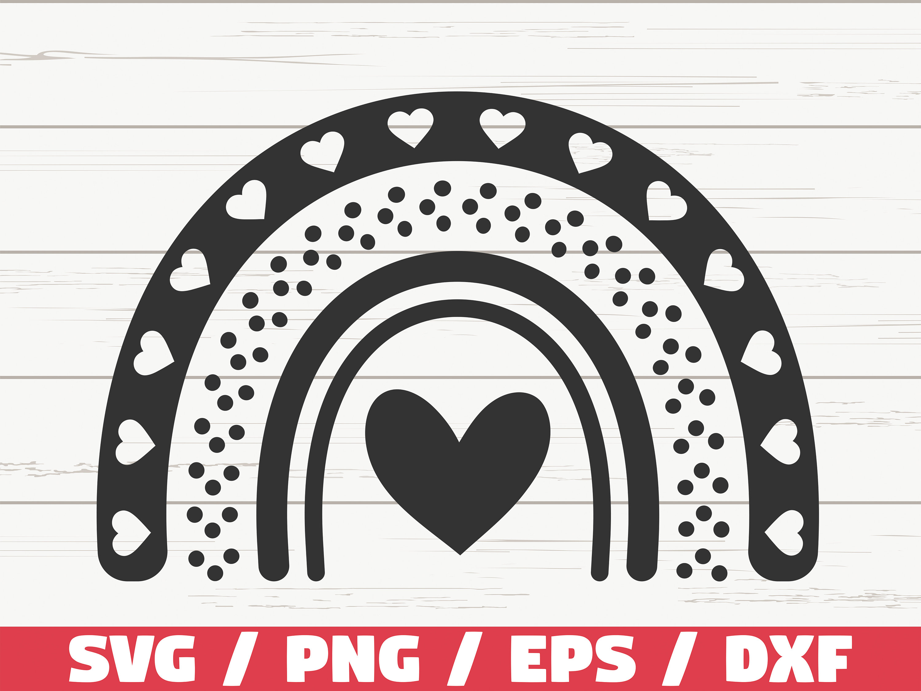 Boho Rainbow SVG / Pastel Rainbow SVG / Cut File / Cricut / Commercial ...