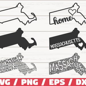 Massachusetts State SVG / Cut File / Cricut / Clip art / Commercial use / Silhouette / Massachusetts SVG / Massachusetts Home Svg / MA Svg