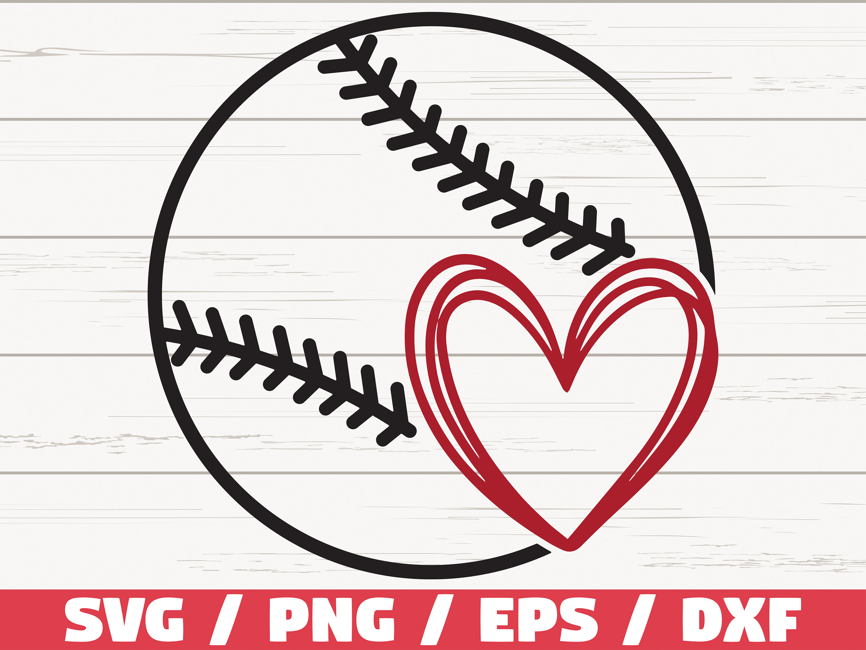 Baseball SVG / Heart SVG / Baseball Heart SVG / Cricut / Cut - Etsy