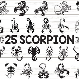 Scorpion SVG/ Scorpion Clipart/ Cut Files/ Cricut/ Silhouette/ Decal/ Vector