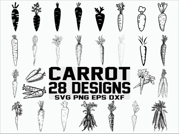 Download Carrot Svg Carrot Clipart Vegetable Svg Cut Files Cricut Etsy