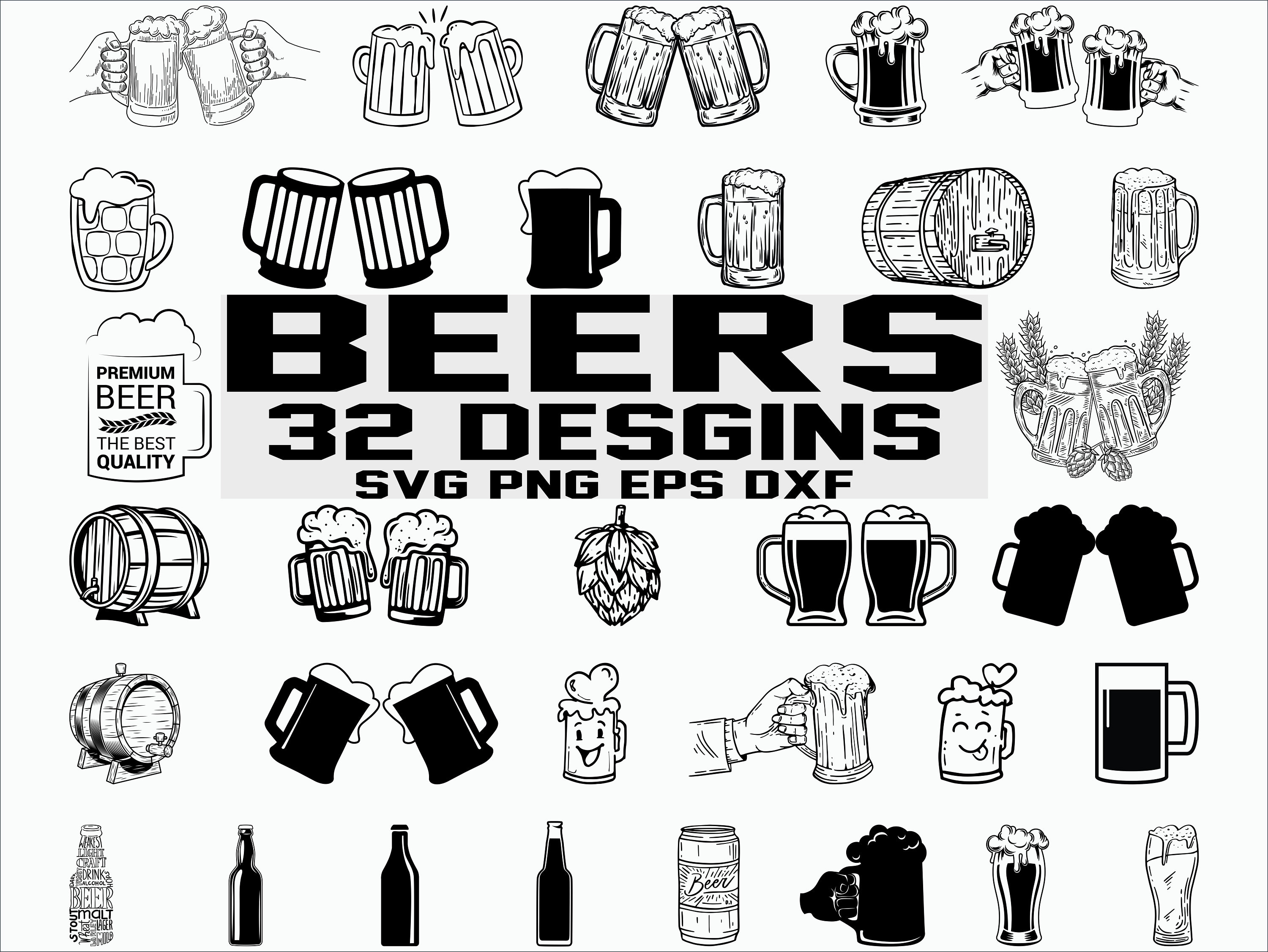 Download Beers Svg Decorative Beers Beers Bottles Svg Cheers Svg Etsy