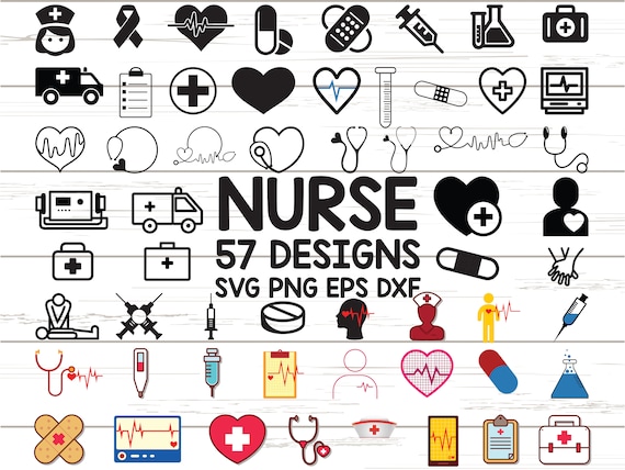 Download Nurse Svg Stethoscope Svg Nursing Svg Eps Png Dxf Etsy