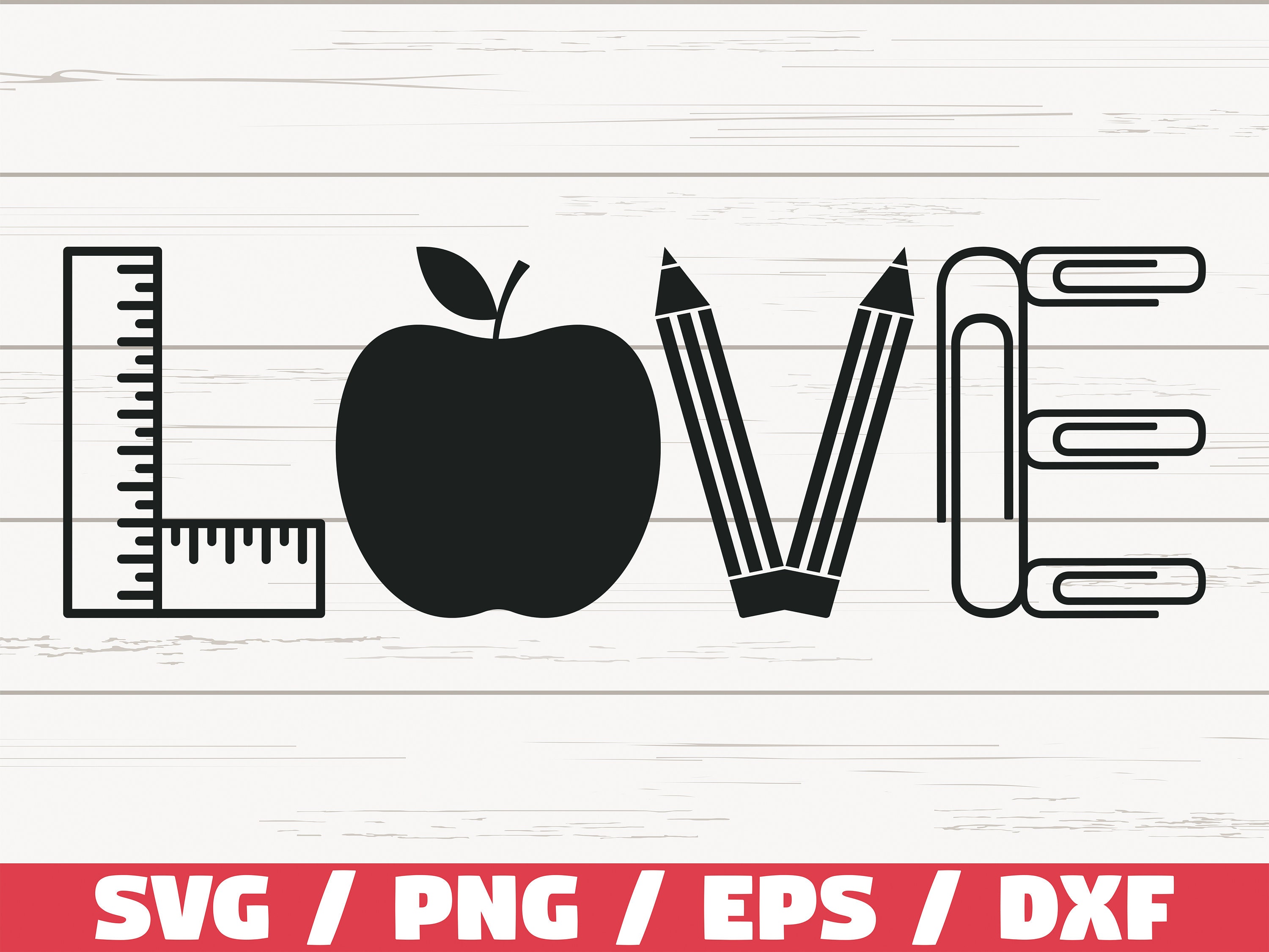 Download Teacher Svg Love Teacher Svg Cut File Cricut Etsy