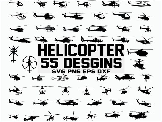 Helicopter SVG/ aircraft svg/ airplane svg/ fly svg/ army helicopter svg/ clipart/ cut file/ cricut/ stencil/ iron on