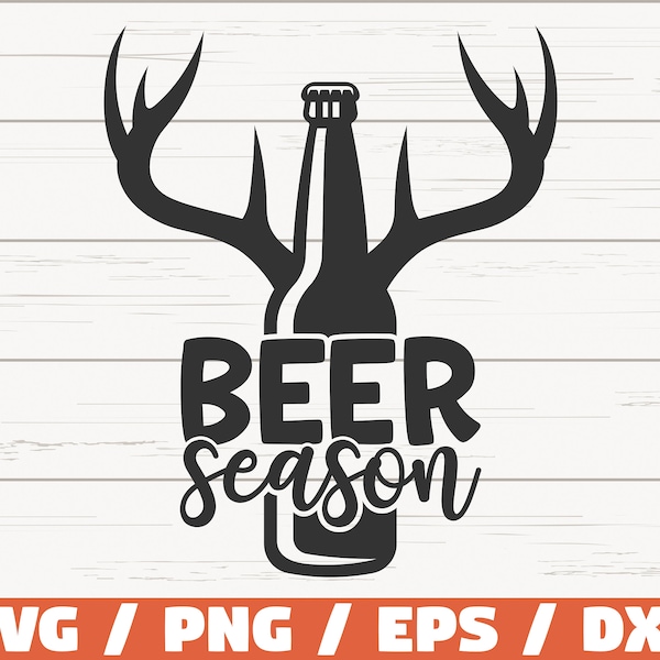 Beer Season SVG / Cut File / Cricut / Clip art / Commercial use / Beer Bottle SVG