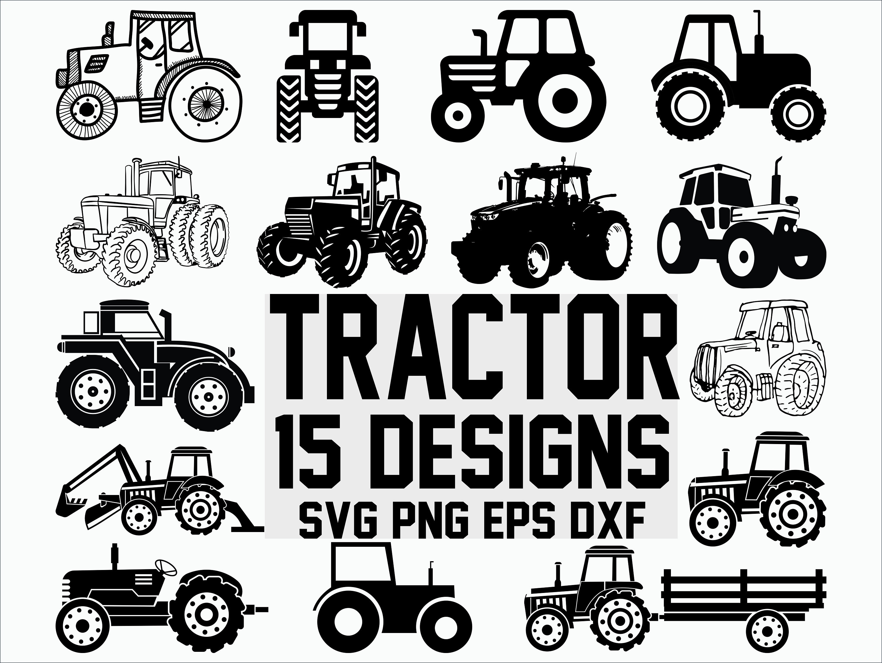 Traktor Svg / Landwirtschaft Svg / Bau Svg / Fahrzeug / Bauernhof