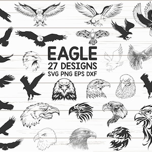 Adler SVG / Adlerkopf SVG / Adler Silhouette / Wilder Adler / Vogel SVG / Cut File