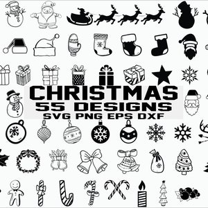 Christmas Bundle SVG/ Christmas decoration /Winter svg/ cut files/ Cricut files/ clipart