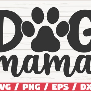 Hond Mama SVG/Cut-bestand/Cricut/commercieel gebruik/silhouet/hond moeder SVG/bont moeder SVG/hondenliefhebber