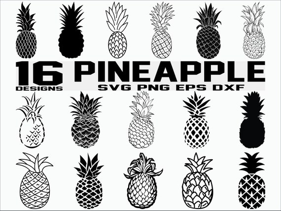 Download Pineapple Svg Pineapple Clipart Pineapple Fruit Svg Etsy