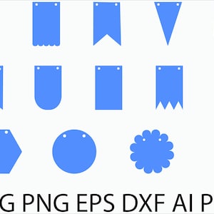 Bunting banner flag svg/ Bunting banners svg/ Banners svg file/ Bunting banner clipart/ Banners cricut cut/ Banners vector,/Pennant svg file