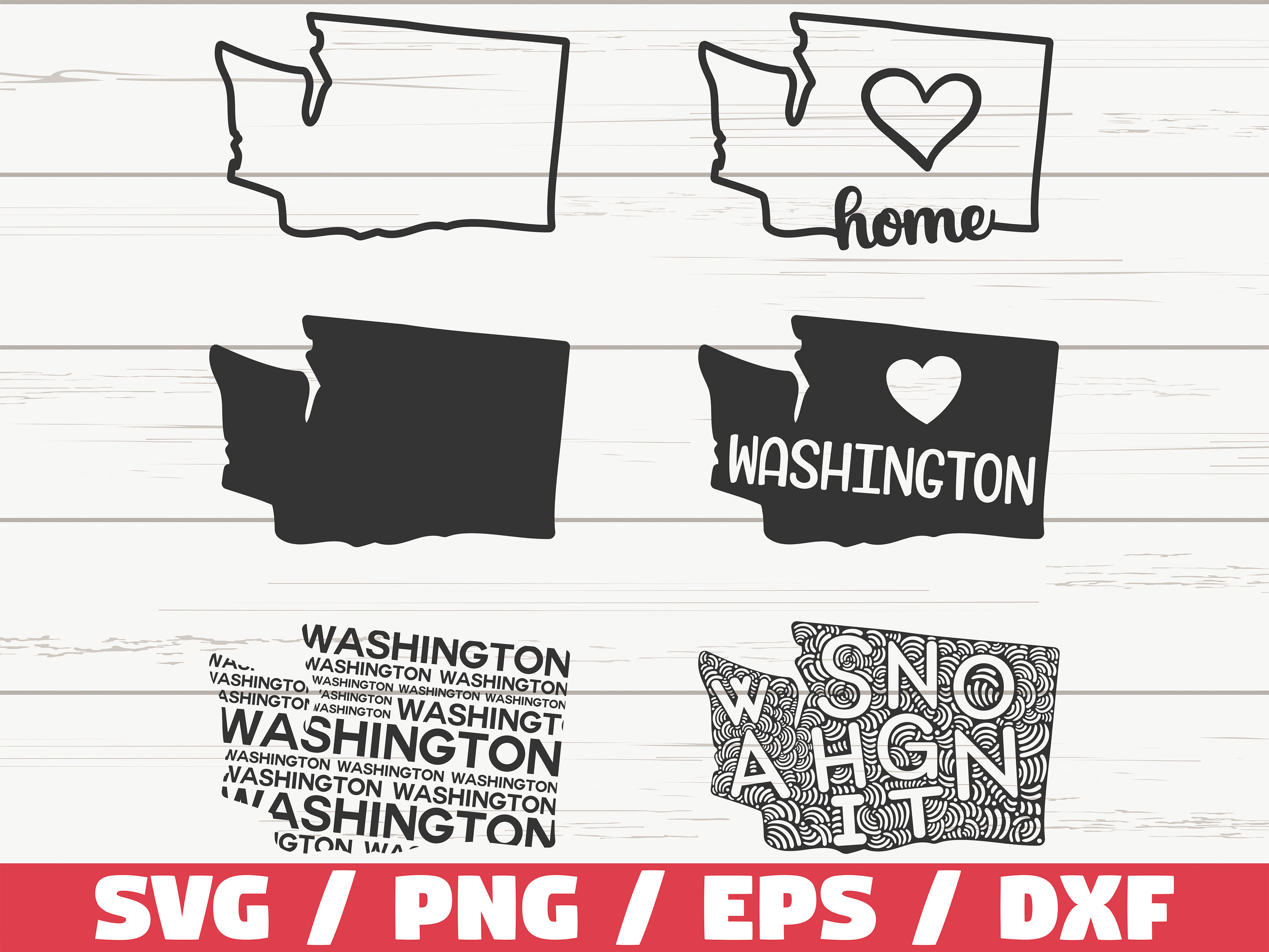 Washington State SVG / Cut File / Cricut / Clip art / Commercial use / Silhouette / Washington SVG / Washington Home Svg / WA Svg
