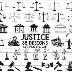 Justice SVG/ Scale Of Justice SVG / Courthouse SVG / Tribunal Svg / Law Svg / Lady Justice Svg / Judge Svg / Gavel Svg/ Clipart / Decal