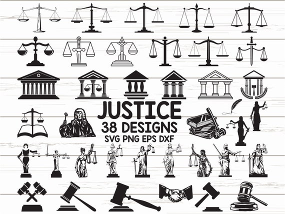 Scales of Justice Svg, Weight Scale Svg, Vector Cut File for Cricut,  Silhouette, Pdf Png Eps Dxf, Decal, Sticker, Vinyl, Pin 