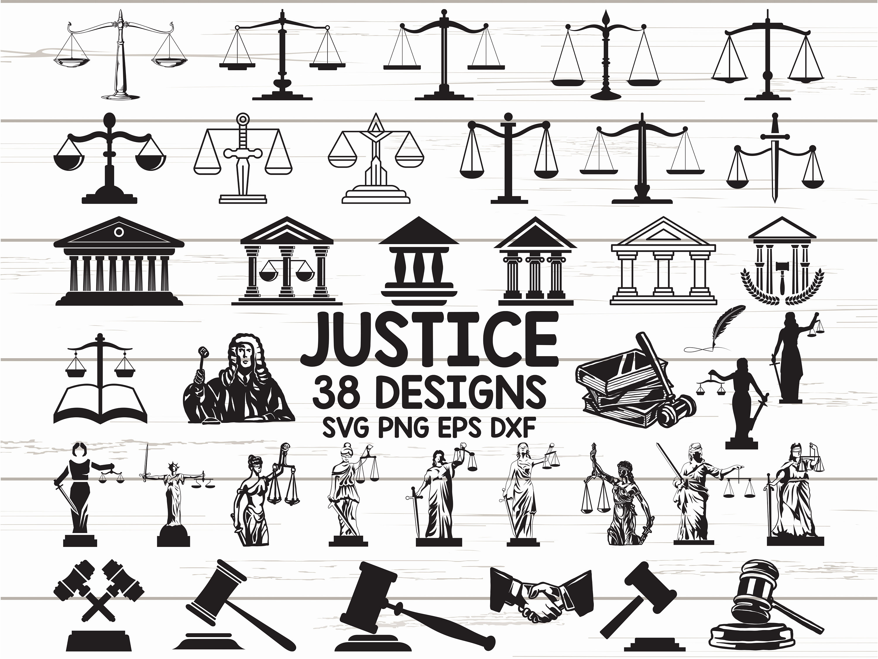 Libra Justice Scale. Files prepared for Cricut. SVG Clip Art. Digital file  available for instant download (eps, svg, pdf, dxf, png, jpeg)