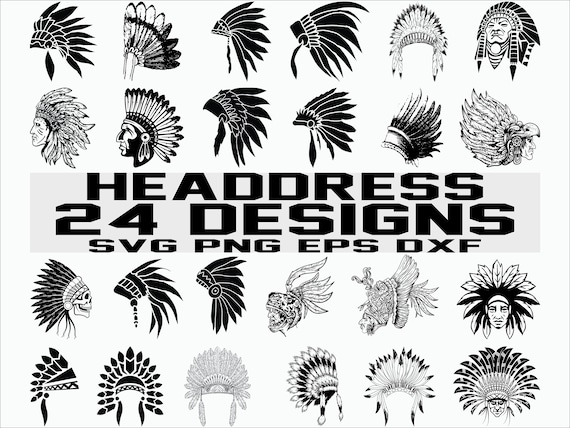 Download Headdress svg/ indian svg/ indian headdress/ tribal svg ...