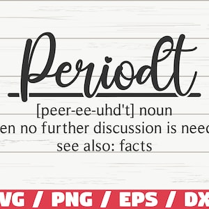 Définition d'époque SVG / Fichier de coupe / Cricut / Usage commercial / Silhouette / Époque SVG / Funny Definition SVG