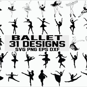 Ballet svg / ballerina svg / ballet shoes svg / dancer svg / classic dance svg / dance svg / cricut / silhouette cut files / vector