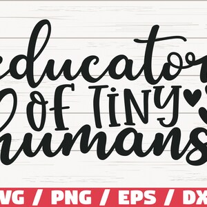 Erzieher winziger Menschen SVG / Cut File / Cricut / Kommerzielle Nutzung / Silhouette / DXF-Datei / Lehrer-Shirt / Schule SVG / Lehrer-Geschenk