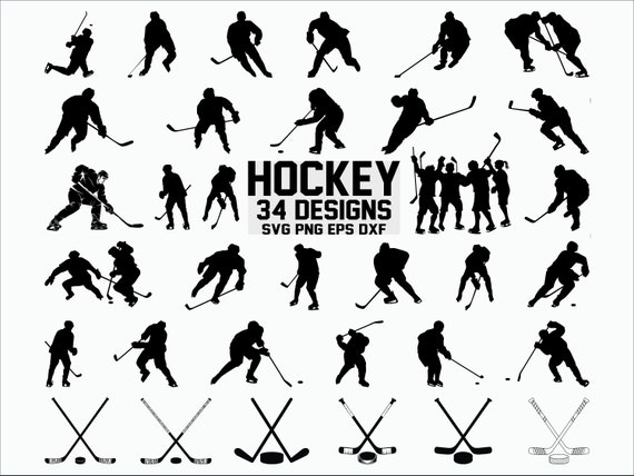 Download Hockey Svg Hockey Clipart Cut File Cricut Silhouette Etsy